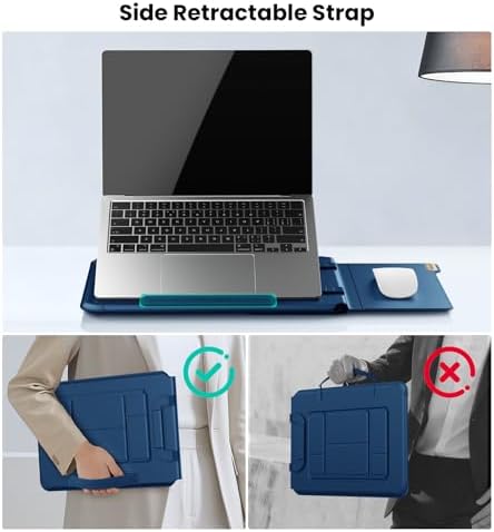 Nillkin 16 inch Laptop Sleeve with Stand (4-in-1), 2 Stand Modes, Mouse Pad - Image 4