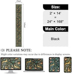 DUKINO 2x14 Runner Rug for Hallway, Soft Animal Washable Runner Rug, Black - Image 2