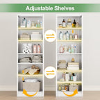 Ckzbx Metal Locker Tall Narrow Storage Cabinet, 67" H Locking Tool File Cabinets Snack Locker Organizer for School Classroom,Bedroom,Gym Home Office,Entryway and Hallway (20" W 1Door White) - Image 6