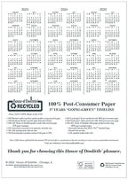 House of Doolittle 2024-2025 Two Year Calendar Planner, Monthly, Black Hard Cover, 8.5 x 11 Inches, January - December (HOD262092-24) - Image 5