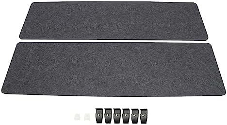 Desk Divider Privacy Panel, 60 inch Office Partition Screen, 15mm Thick Polyester Fiber Soundproof Barrier, Drill-Free Desktop Divider for Workstation Study Library Classroom, Anthracite Grey - Image 5