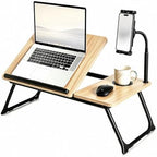 Lap Desk with Tablet Holder for Bed and Sofa, Wood Fin by RECEIPESTAND