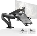 monTEK Dual Arm 2-in-1 Desk Mount, Laptop & Monitor, Fits 12–18" Laptops by monTEK