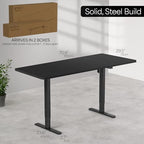 VIVO Dark Gray 71 x 30 in Standing Desk, DESK-KIT-0B7G - Image 3