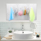 Unittype 100 Pack Plastic Pegboard Hooks, 4 Inch, Ivory White - Image 5