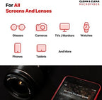 Clean & Clear Microfiber Cleaning Cloth, EXTRA LARGE [50 Pack] ULTRA PREMIUM Microfiber Cleaning Cloth - Microfiber Cloth for Camera Lens, Glasses, Screens, and all Lens. - Image 5