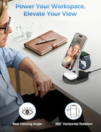 Mag-Safe Charger 3 in 1 Charging Station for iPhone AppleWatch AirPod 2Pack - Image 7