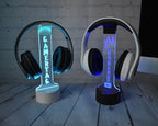 Personalized Headphone Stand, Custom Gamertag Light Sign Headset Holder, Custom Headset Stand, Gamer LED sign, Gift for Gamers and Streamers - Image 4