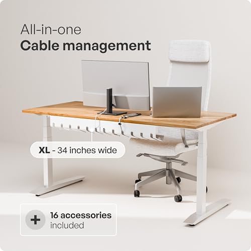 PAMO Cable Management Under Desk, Set of 2 - White - Image 4