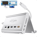 11-in-2 USB C Docking Station Dual Monitor 4K@60Hz for for M5/M4/M3 Pro/Max by PULWTOP