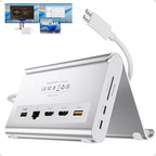 11-in-2 USB C Docking Station Dual Monitor 4K@60Hz for for M5/M4/M3 Pro/Max by PULWTOP