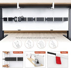 Univivi No Drill Under Desk Cable Management Tray, 48 inch Cable Management - Image 2
