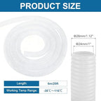 MECCANIXITY 1" 20ft Split Wire Loom Tubing w/Installation Tool White - Image 2
