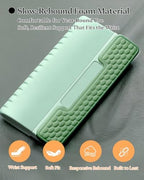 Wrist Rest for Computer Keyboard, 2 in 1 Keyboard Wrist Support Pad, Memory Foam Keyboard Riser Holder Lift Tray with Wrist Pad for Easy Typing for Office Desk, Home, School (Square Green) - Image 5