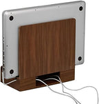 G.U.S. The Original Multi Charging Station | Home Office Desktop Charging Station for Multiple Devices | for Laptops, Tablets, Smart Phone | Phone Holder, Station Dock & Organizer - Walnut - Image 4