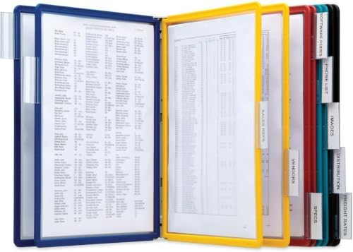 Durable Vario Wall Reference System, 10 Panels, Assorted Borders And Panels (Pack of 6) by DURABLEOfficeProducts