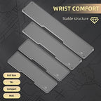Acrylic Keyboard Wrist Rest - Full Size 100% Keyboard- Mechanical Keyboards Ergonomic Palm Rest for Computer Keyboard,Anti-Slip Base,Wrist Pad for Laptop,Office & Home-Easy Typing - Image 7
