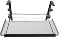 ibasenice Under Desk Shelf: Metal Storage Rack with Clamp Desk Cable Management Tray Organizer Basket for Cables Papers and Office Tables Supplies Black by ibasenice