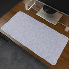 Lifup Felt Desk Pad, Dual-Sided Cork Desk Mat, Non-Slip Large Gaming Mouse Pad Writing Mat for Office Home Gray 2 31.5" x 15.7" by Lifup
