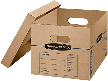 Bankers Box 15-Pack Small Classic Moving Boxes with Reinforced Handles - Image 2