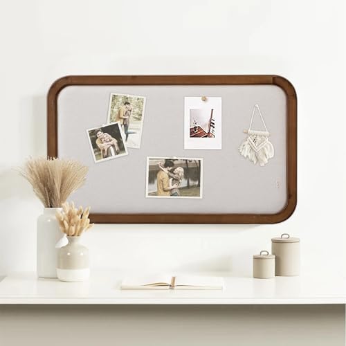SOFE Farmhouse Bulletin Boards for Walls Decorative Hanging Linen Pin Board by SOFE