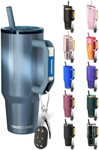 Frost Buddy Thicc Buddy 40oz Tumbler - Insulated Stainless Steel (Opal Sky) by FrostBuddy