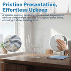 Acrylic Brochure Holder 8.5 x 11, 3-Tier Literature Display Stand, 2-Pack - Image 6