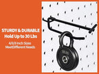 8" Pegboard Hooks with Label, 50Pcs Heavy Duty for 1/4" Board, Garage Storage - Image 7