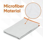 Superio Microfiber Glass, Mirror, Window Cleaning Cloth for Car Windshield, Lenses Tv Screen, Electronics, 14x16 Large Micro Fiber Lint & Streak Free Blue/Green, Just Water, 48 Pack - Image 3