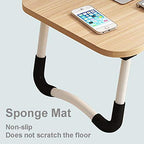 23.6" Lap Desk with Storage Drawer, Holders for Cup and Tablet - Image 6