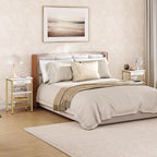HOOBRO Side Tables with Charging Station, Small End Tables for Small Space - Image 4