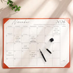 Desk Calendar 2026-2027 with Desktop Mat,22x17'' Large Desktop Pad Calendar - Image 5
