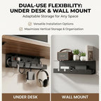 DC 5-in-1 Under Desk Cable Management Kit - Cord Organizer - Image 5