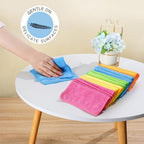 Tanlade 50 Pcs Dry Erase Cloth,6 X 6 Inch,Green/Blue/Yellow/Pink/Orange - Image 5
