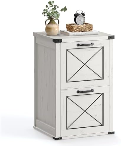 VASAGLE File Cabinet with 2 File Drawers, Printer Stand, Fit A4 Letter Size by VASAGLEbySONGMICSHOME