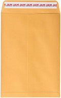 JAM PAPER 7 1/2 x 10 1/2 Open End Catalog Envelopes with Peel and Seal Closure - Brown Kraft Manila - Bulk 250/Box by JAMPaper