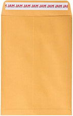JAM PAPER 7 1/2 x 10 1/2 Open End Catalog Envelopes with Peel and Seal Closure - Brown Kraft Manila - Bulk 250/Box by JAMPaper