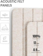 Large Arched Felt Bulletin Board 35.4''×23.6'', Oatmeal - Image 5