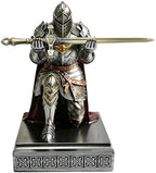 Knight Pen Holder Desk Organizer Office Decor Letter Opener for Desk Iron - Image 6