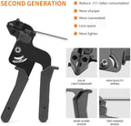 Metal Zip Tie Tool Set，Stainless Steel Cable Tie Gun Kit with 200pcs 12inch Metal Zip Ties heavy duty outdoor(300LBS) and Industrial Cutting Tool,Corrosion Resistant for Fence, Pipe, Industrial Use - Image 4