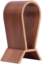 Wood Headphone Stand for Desk - Headset Holder Cute Gaming Wooden Headphones Hanger Hook Rack Base Storage Head Phone Accessories by ZJL