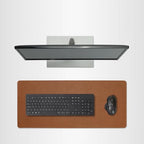 Full Grain Leather Desk Pad, Toffee Tan Brown, L (27.6 x 11.8 inch) by DAREhue