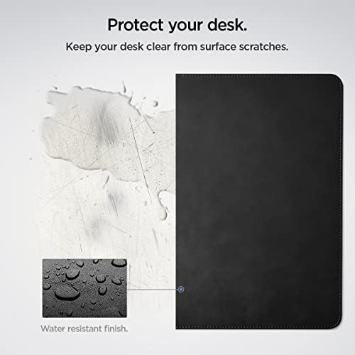 Spigen PU Leather Desk Pad with Built-in Cable Magnets 35.4"x15.7" - Image 5