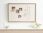 Kate and Laurel Oakhurst Rectangle Framed Linen Fabric Pinboard; 24 x 36; Light Tan; Traditional Decorative Bulletin Board with Stepped Profile and Lightly Distressed Finish - Image 4