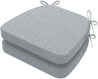 AAAAAcessories Chair Cushions for Dining Chairs, 17 x 16 x 2 in, Set of 2 by AAAAAcessories