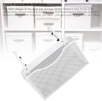 Fockety Desk Side Storage, No Drill Steel Under Desk Storage Laptop Holder, Mesh Hanging Desk Organizer, Clamp On Desk Shelf, Side Desk Organizer, Desk Storage Holder for Office and Home - Image 5