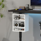 IBUYKE Under Desk Storage Cabinet Clamp on Desk Legs Shelf UTMZ012W - Image 6