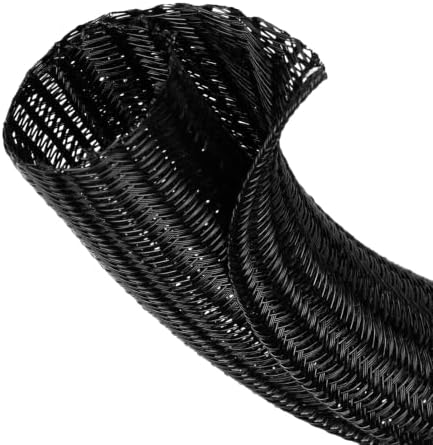 1-1/2" Cable Management Loom Wrap Sleeve Cord Wire Hider Organizer Covers by ELECFUN