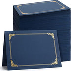 Fainne 120 Pack Certificate Holders Bulk, Diploma Covers, Navy Blue by Fainne