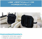 Adjustable Inflatable Lumbar Support Pillow for Airplane, Car & Office - Image 4